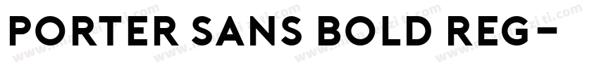 Porter Sans Bold Reg字体转换